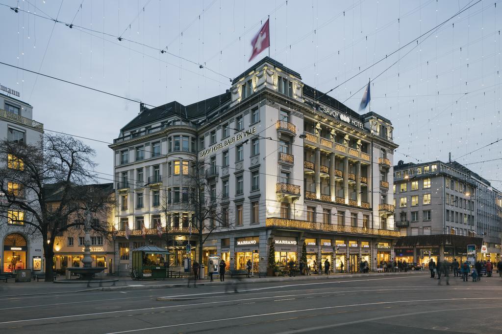 Savoy Baur En Ville Zurich Exterior photo